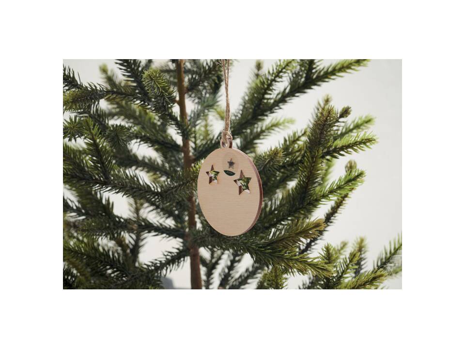 Wooden bauble shape hanger 5