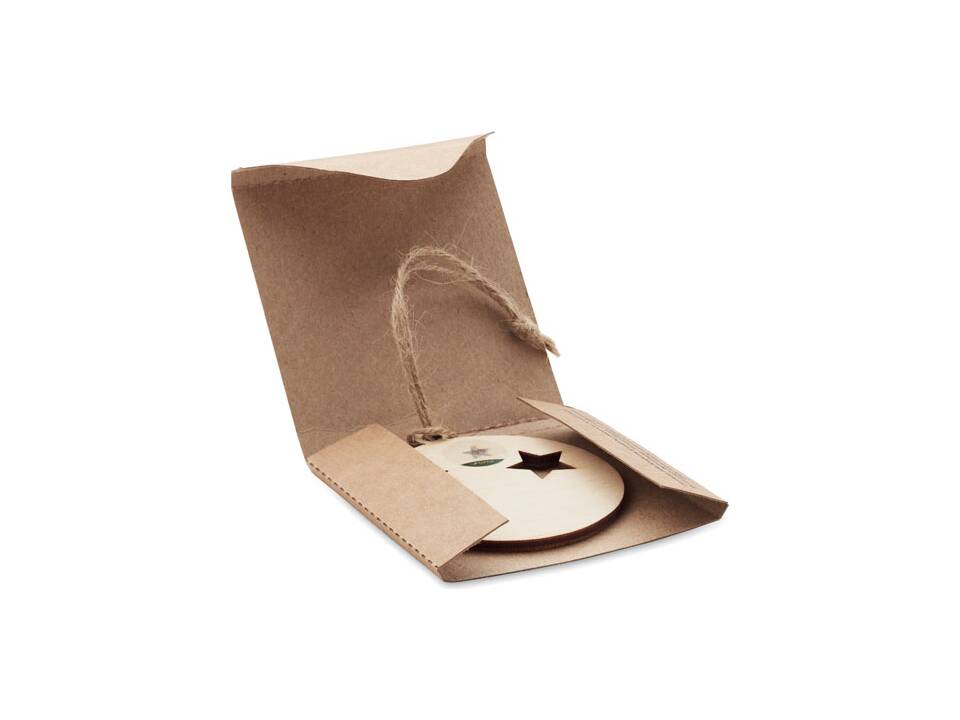 Wooden bauble shape hanger 3