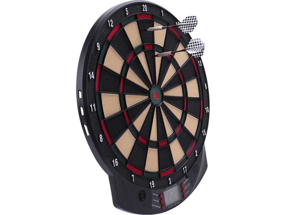 Electronic dartboard with 6 soft tip darts 1