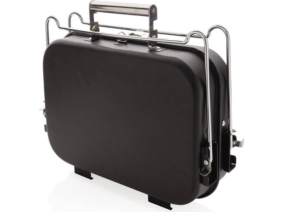 Portable deluxe barbecue in suitcase 2