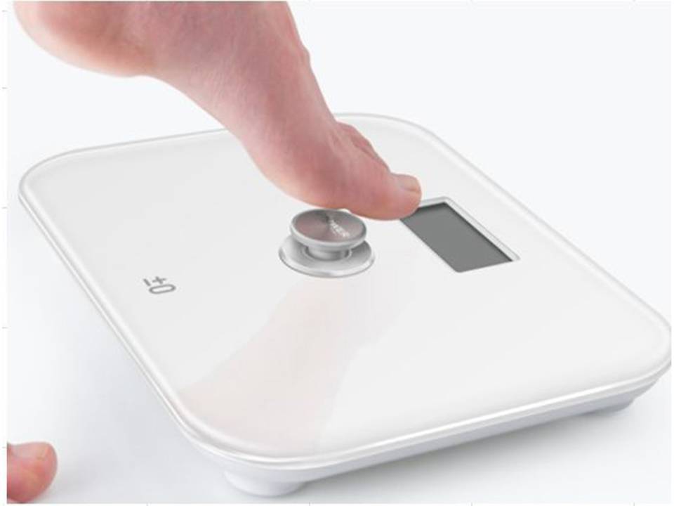 Digital Bathroom Scales Made of Glass ECO STEP 1