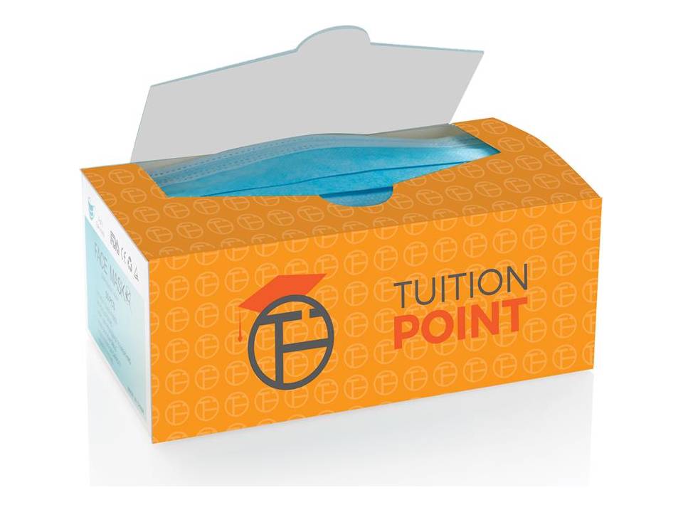 50 PCS. 3-ply disposable mask incl. customized sleeve 7