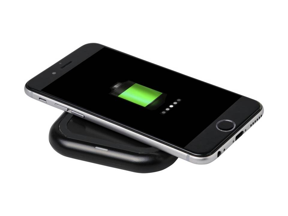 Radiant light-up logo wireless charging pad