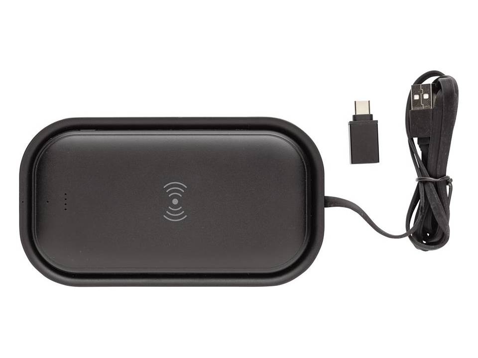 Wireless charging 5.000 mAh powerbank base 5