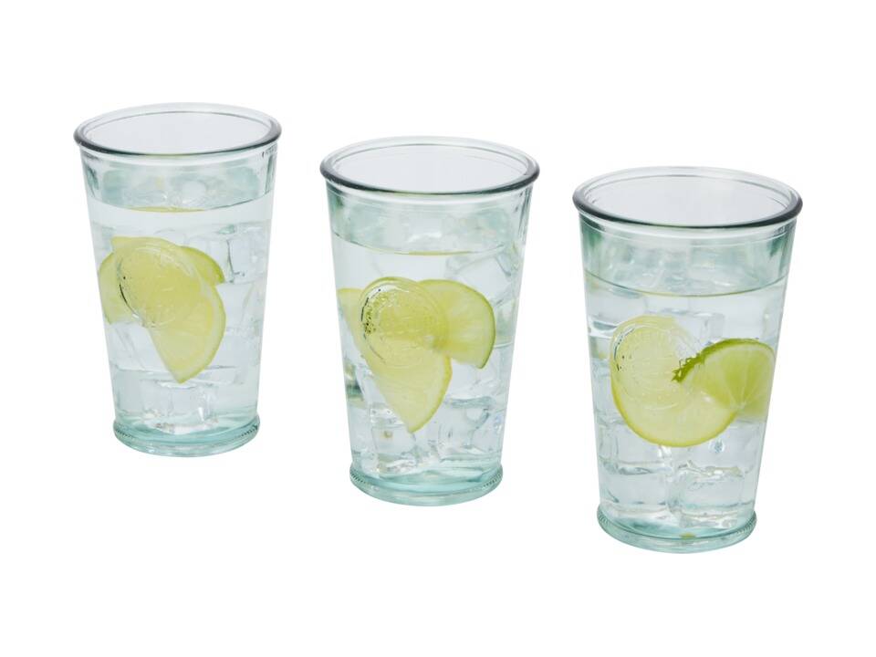 Copa 3-piece 300 ml recycled glass set