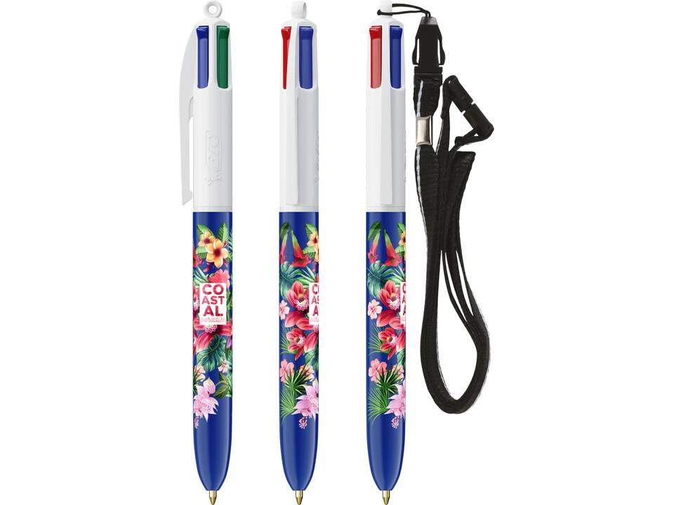 BIC® 4 Colours pen + Lanyard 13