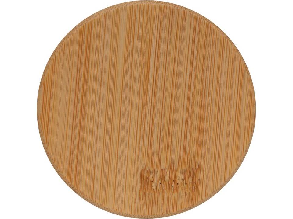 Double wall borosilicate glass with bamboo lid 250ml 4