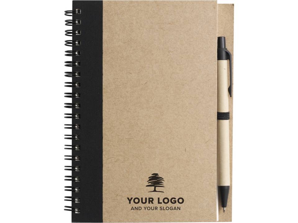 Wire bound notebook with ballpen 3