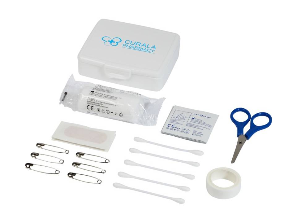 Frederik 24-piece first aid plastic case