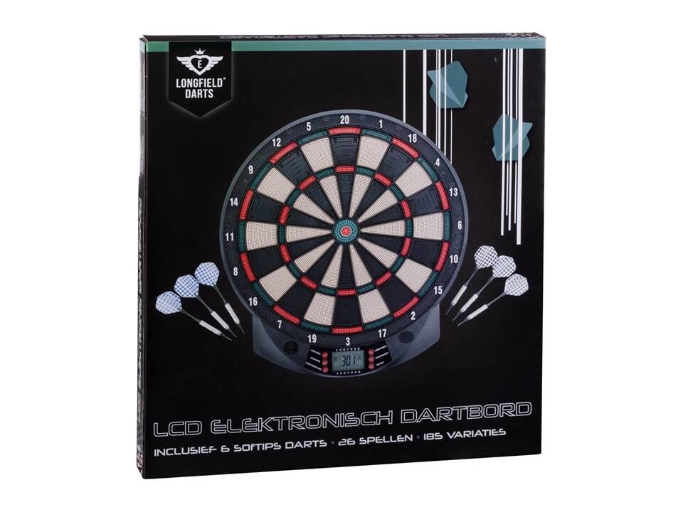 Electronic dartboard with 6 soft tip darts 5