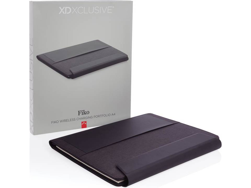 Fiko wireless charging portfolio A4 with powerbank 8