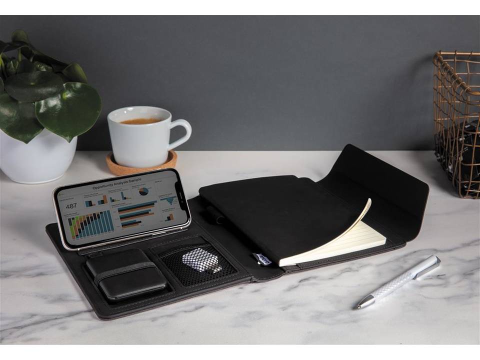 Fiko wireless charging portfolio A5 with powerbank 9