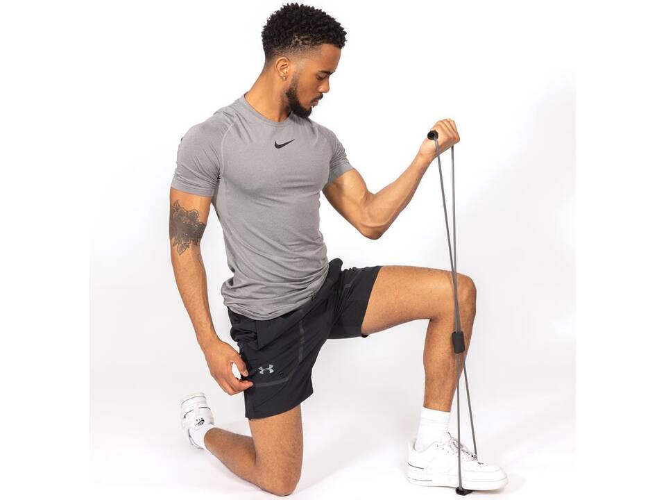 Fitness 8 shape exercise band in pouch 8