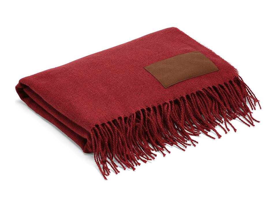 fleece deken dekentje rood