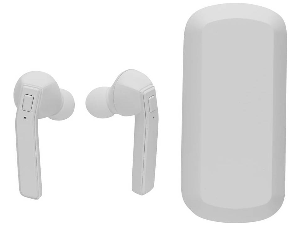 Free Flow TWS earbuds in charging case 2
