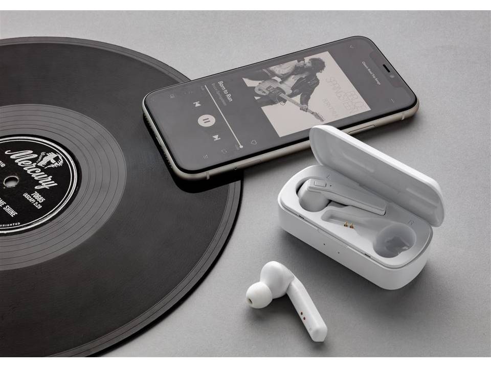 Free Flow TWS earbuds in charging case 8