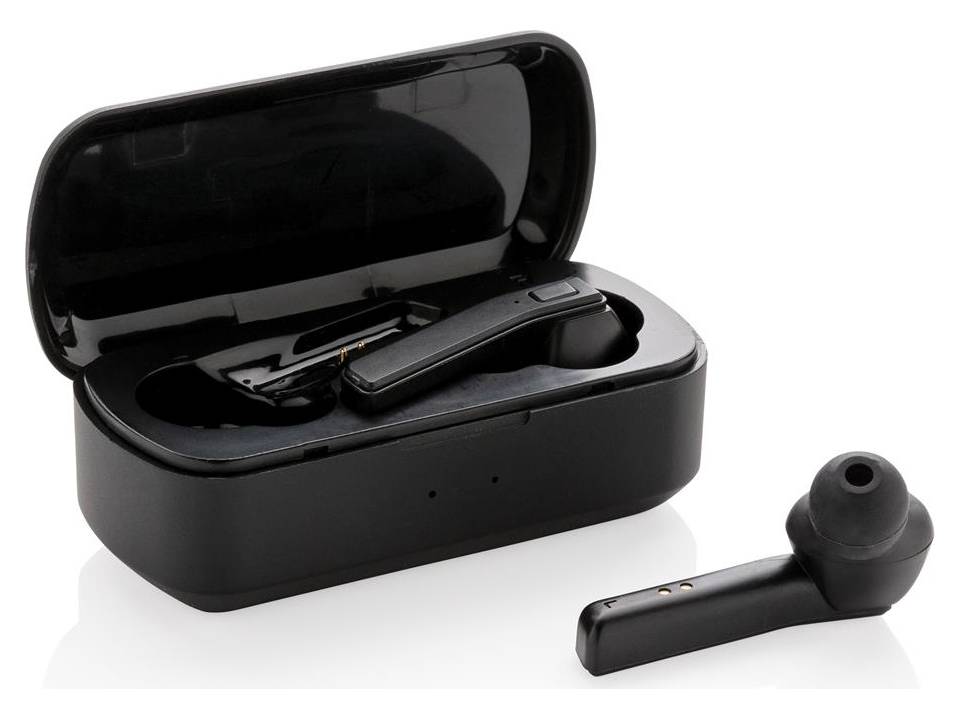 Free Flow TWS earbuds in charging case 4