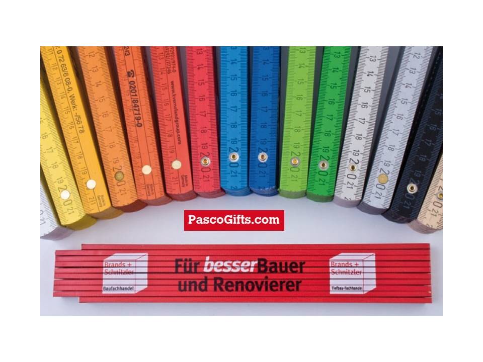 Wooden folding rule colour 3