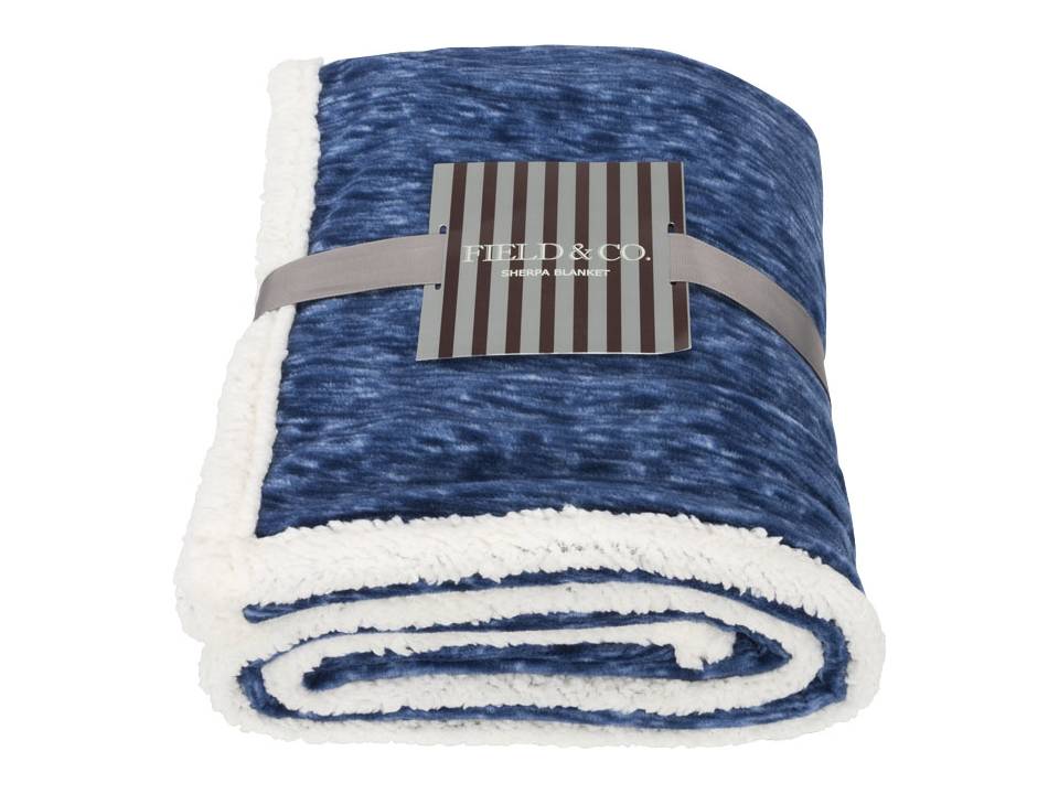 Sam heathered fleece plaid blanket