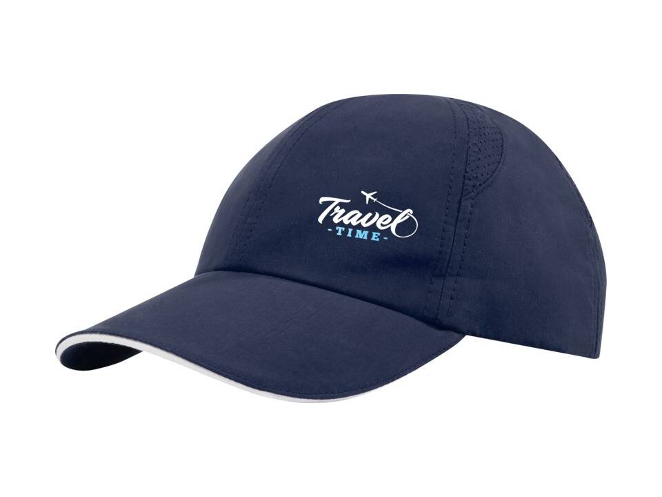 Morion 6 panel GRS recycled cool fit sandwich cap 6