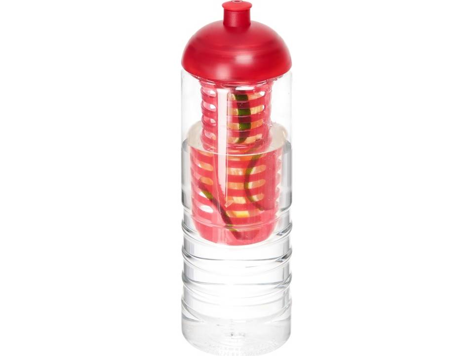 H2O Treble 750 ml dome lid bottle & infuser