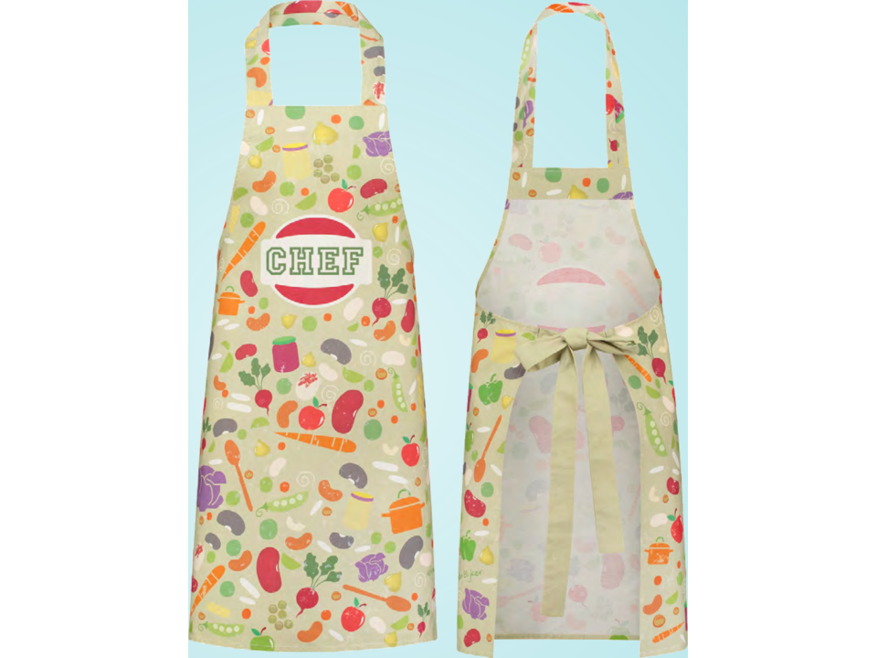 Reactive printed Aprons 1