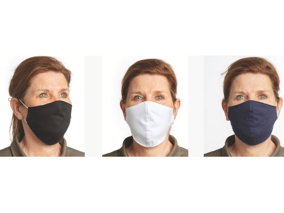 Reusable 2-ply cotton face mask 1