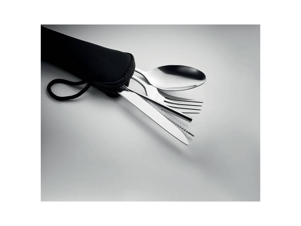 Re-usable stainless steel cutlery set 10