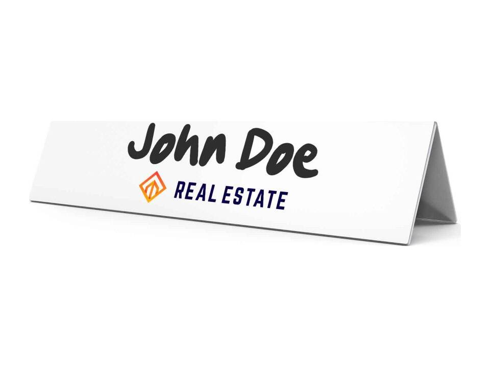 Table Name Plate Whiteboard 210 x 60 mm 1