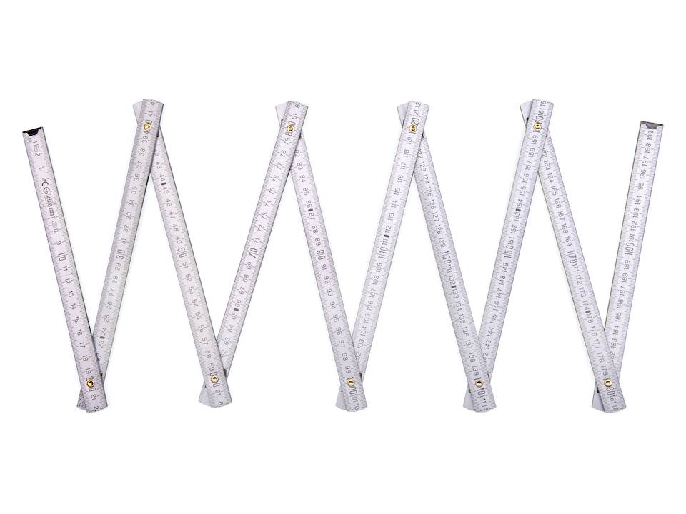 Coloured rulers - 2 meters 3