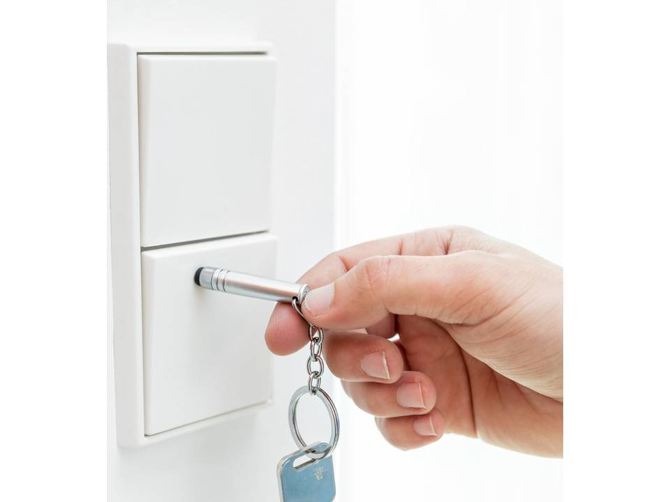 Tactile security keychain pointer 10