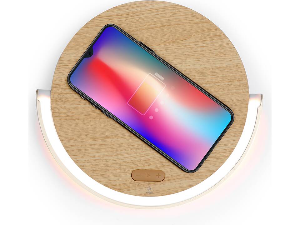LED speaker wireless charger fast charge 3