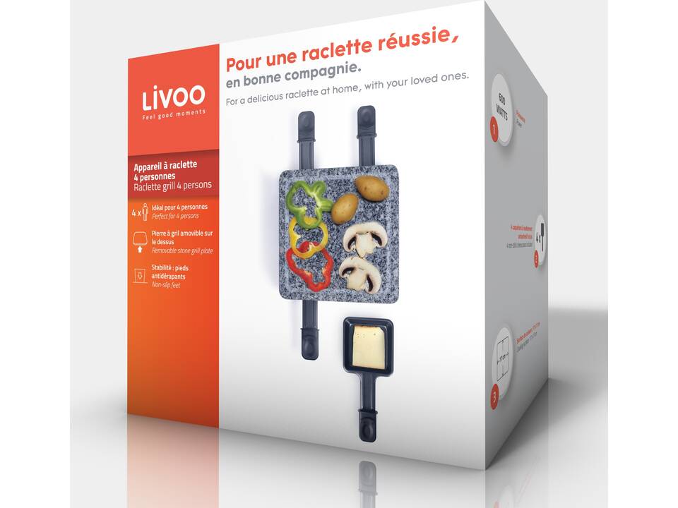 Livoo Raclette grill 4 people 5