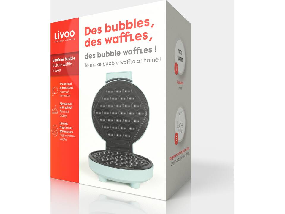 Livoo Bubble waffle maker 5