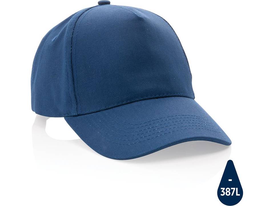 Impact 5panel 280gr Recycled cotton cap with AWARE™ tracer 8