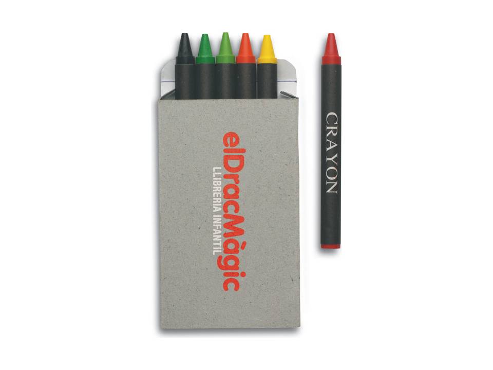 Carton of 6 wax crayons 3
