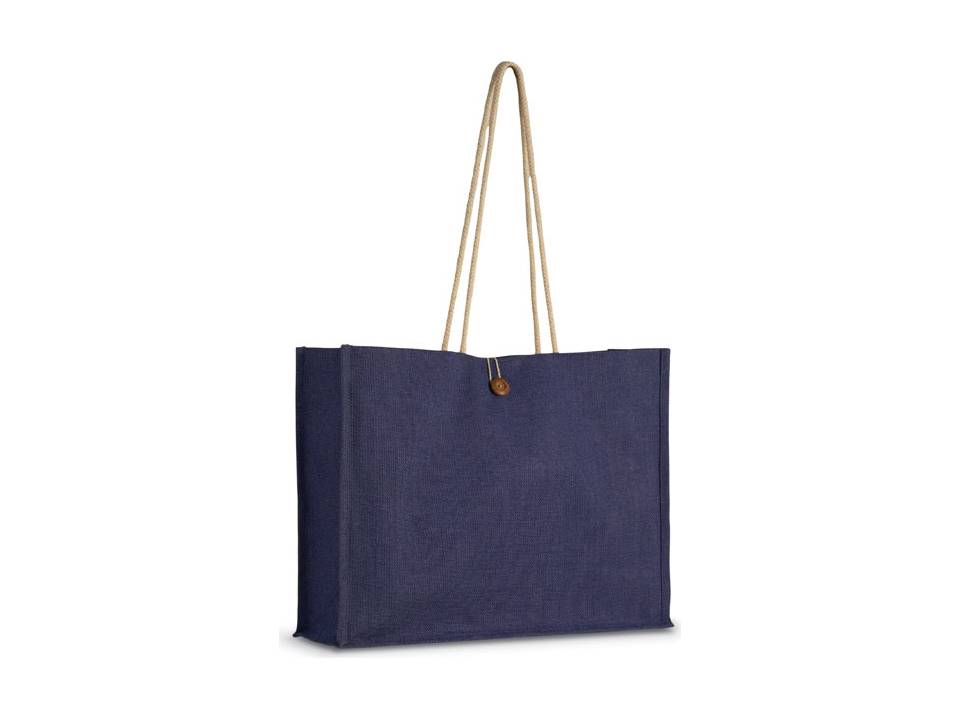 Jute shopper bag with handles 3