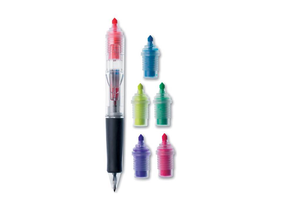 Interchangeable head ball pen 1