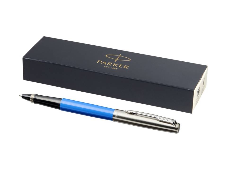 Jotter plastic with stainless steel rollerbal pen