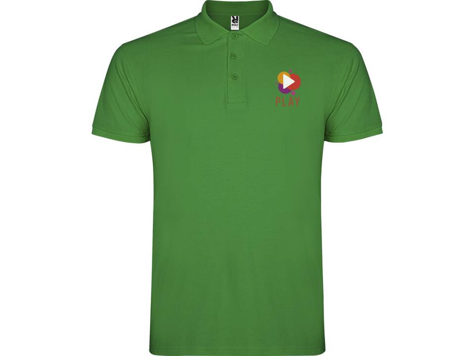 Star short sleeve kids polo 15