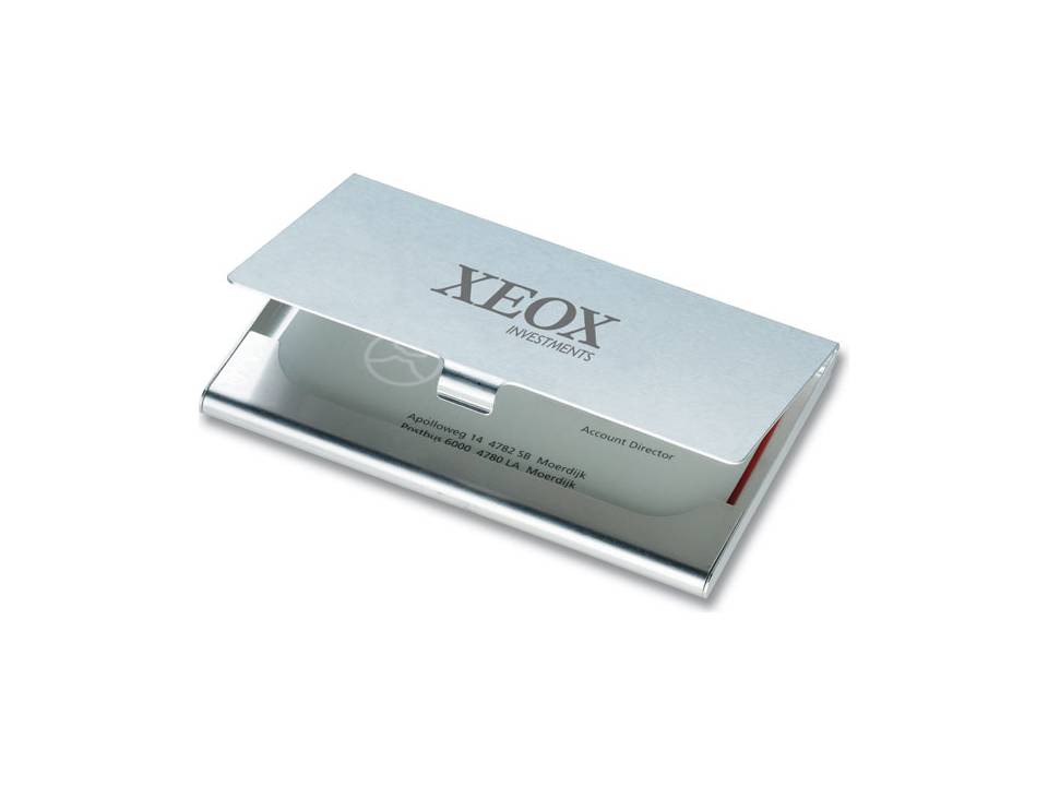 Aluminium business card holder 1