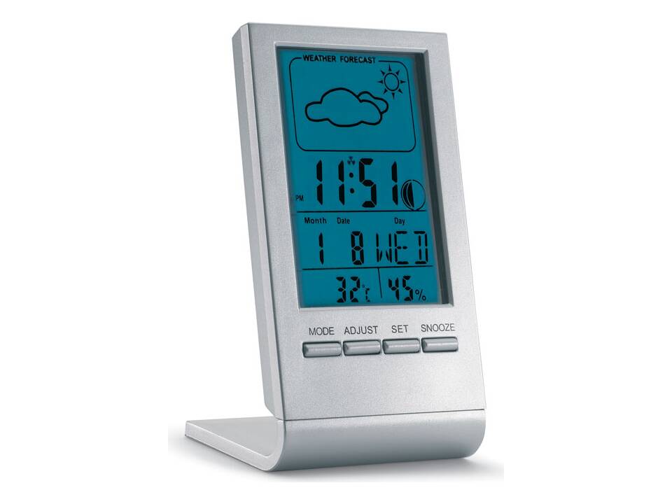 Weather station with blue LCD 2