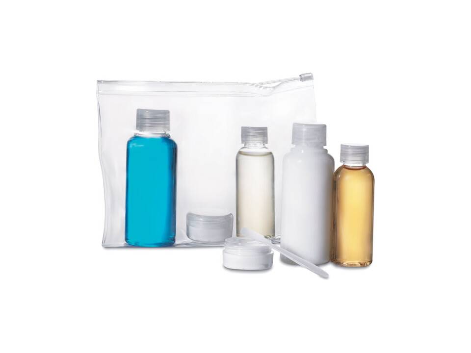 Travelling pouch with bottles 5