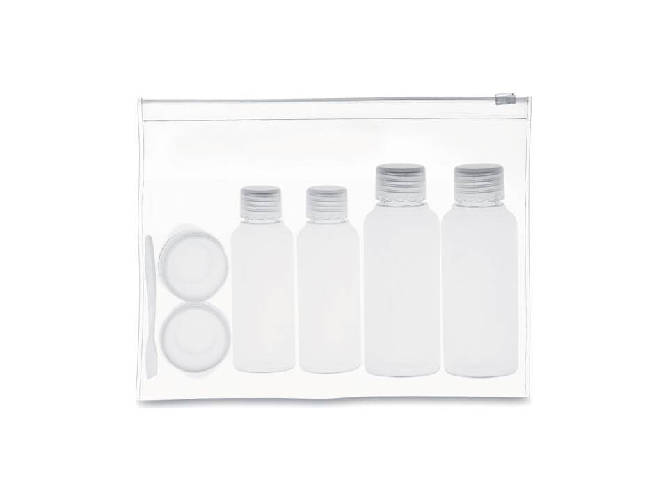 Travelling pouch with bottles 6