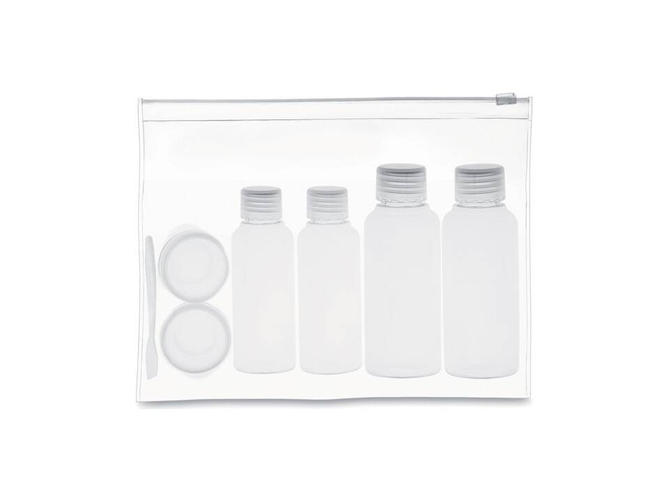 Travelling pouch with bottles 2