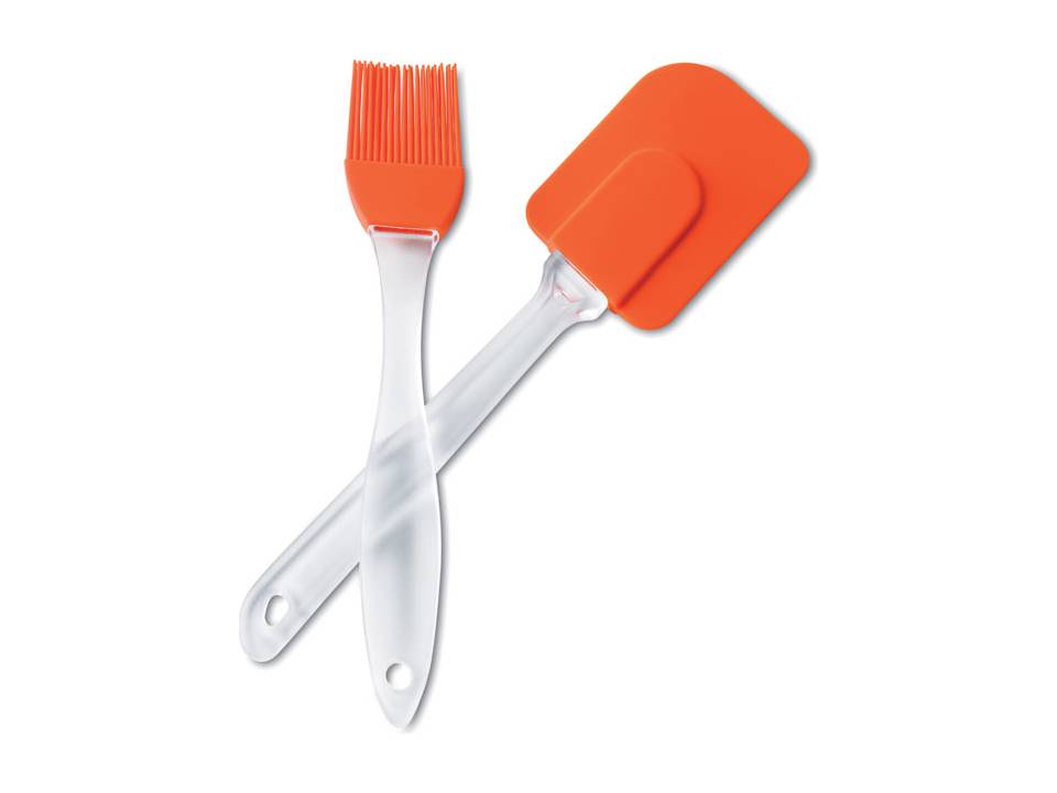 Silicone spatula and brush 6