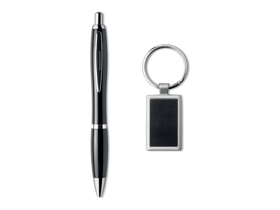 Ball pen and keyring set 7