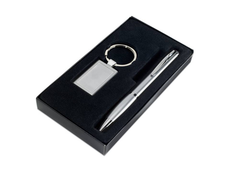 Ball pen and keyring set 1