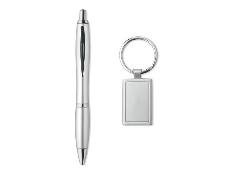 Ball pen and keyring set 6