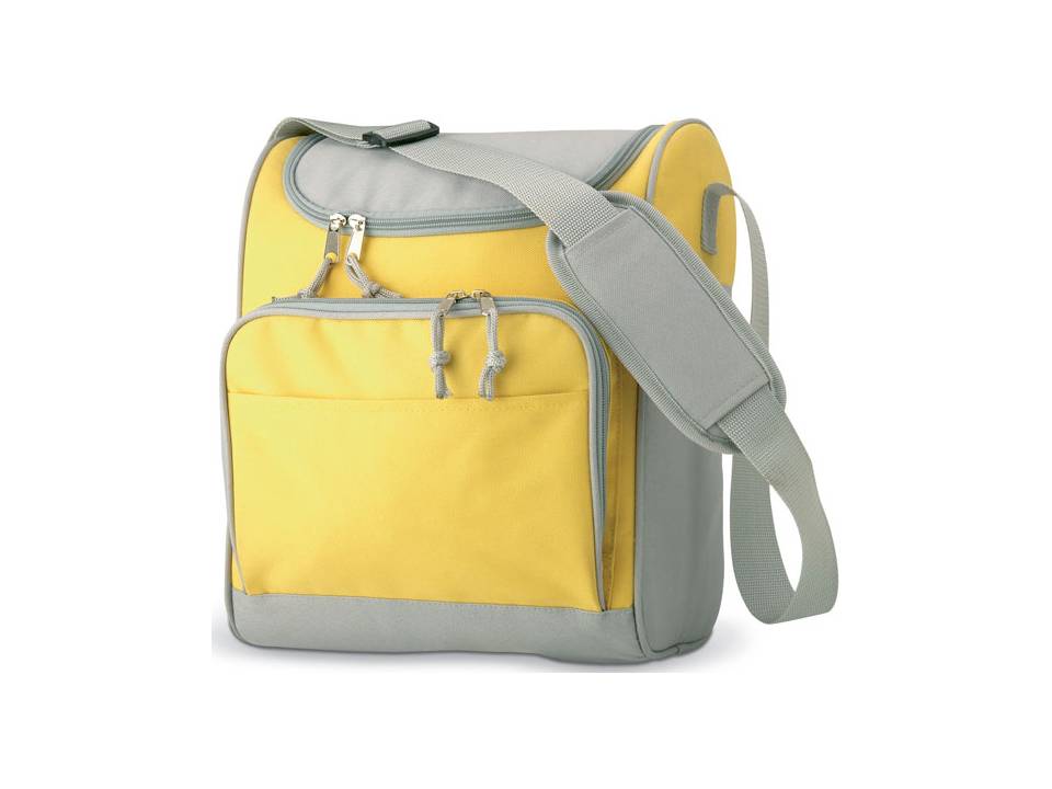 Cooler bag with front pocket